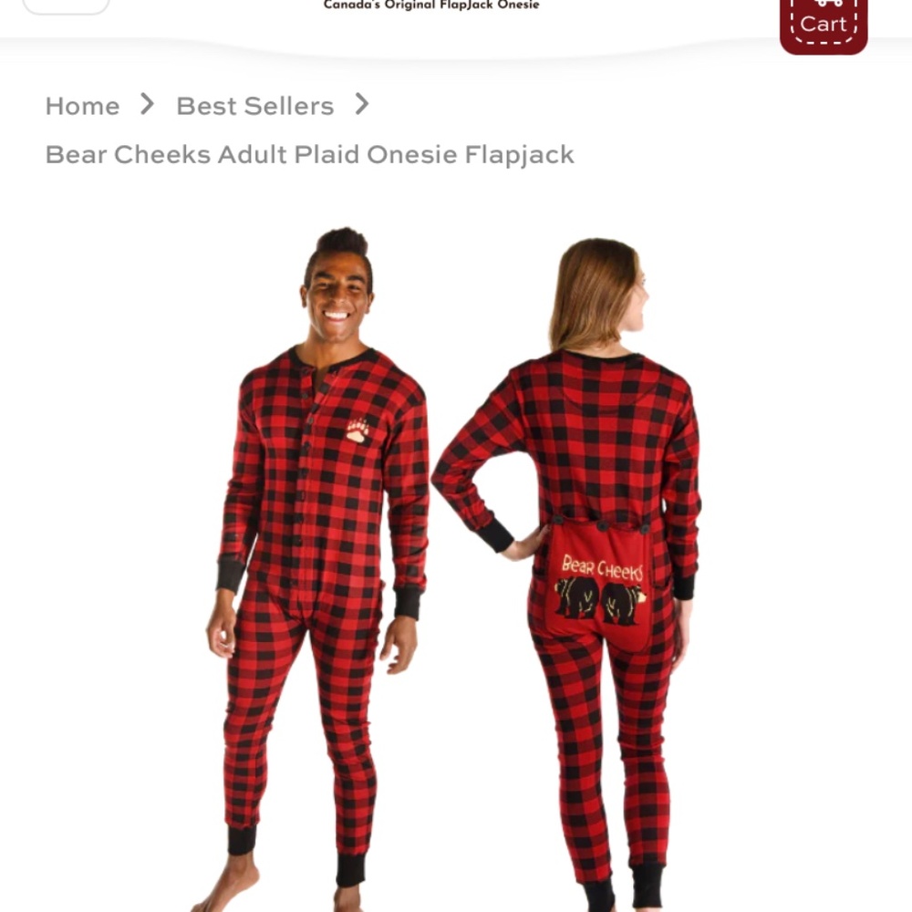 Lazy One Onesie - Bear Cheeks Size XS